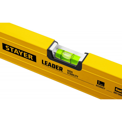 STAYER LEADER 2000 мм уровень строительный фрезерованный