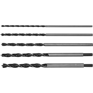 STAYER ″Maxdrill″ 5 шт., 6-8-10-12-14 х 300 мм, набор сверл спиральных по дереву