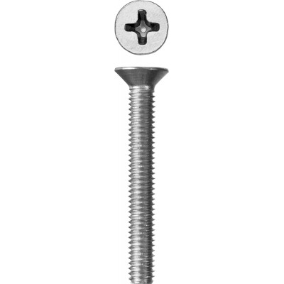 Винт DIN 965, M4 x 30 мм, 5 кг, кл. пр. 4.8, оцинкованный, ЗУБР