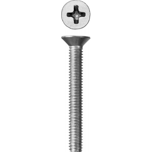 Винт DIN 965, M4 x 30 мм, 5 кг, кл. пр. 4.8, оцинкованный, ЗУБР