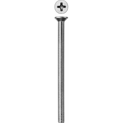 Винт DIN 965, M5 x 75 мм, 5 кг, кл. пр. 4.8, оцинкованный, ЗУБР