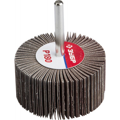 ЗУБР d 60x30 мм, P180, круг шлифовальный лепестковый