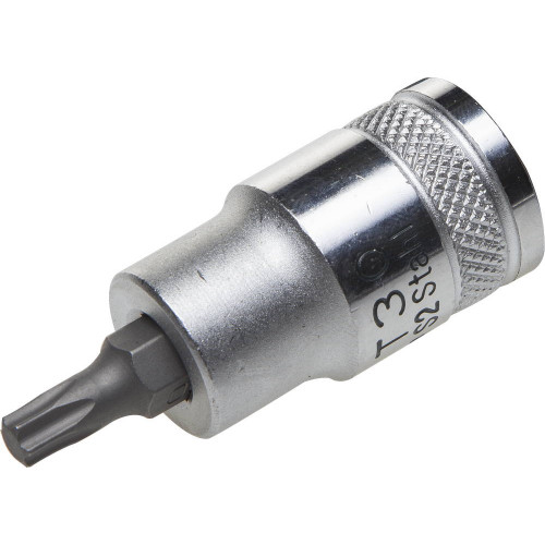 Торцовая бита-головка KRAFTOOL ″INDUSTRIE QUALITAT″, материал S2, TORX, сатинированная, 1/2″, Т30