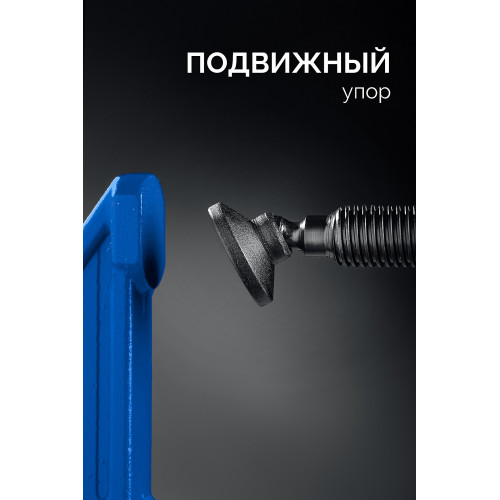 ЗУБР ПСС-100, 100 мм,чугунная струбцина тип С (G-образная), Профессионал (32245-100)