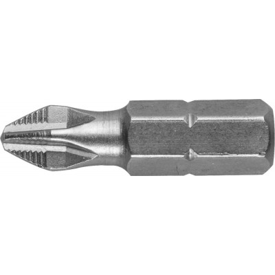 Биты STAYER ″PROFI″, хвостовик C 1/4″, PH №2, 25мм, 2 шт