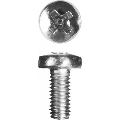 Винт DIN 7985, M5 x 10 мм, 5 кг, кл. пр. 4.8, оцинкованный, ЗУБР