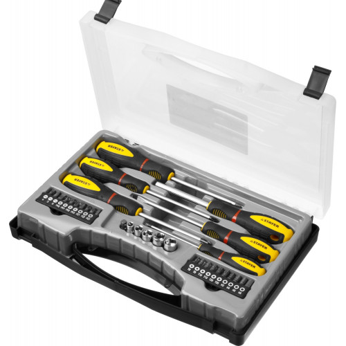 STAYER Max Range Pro 32 шт набор отверток с насадками