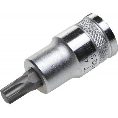 Торцовая бита-головка KRAFTOOL ″INDUSTRIE QUALITAT″, материал S2, TORX, сатинированная, 1/2″, Т45