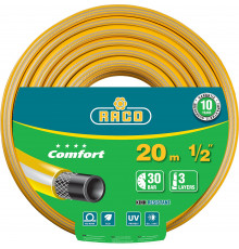 Поливочный шланг RACO COMFORT 1/2″ 20 м 30 атм трёхслойный армированный