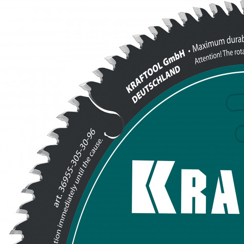 KRAFTOOL Slim wood cut 305 х 30 x 2.2 мм, 96Т, диск пильный по дереву, (36955-305-30-96)