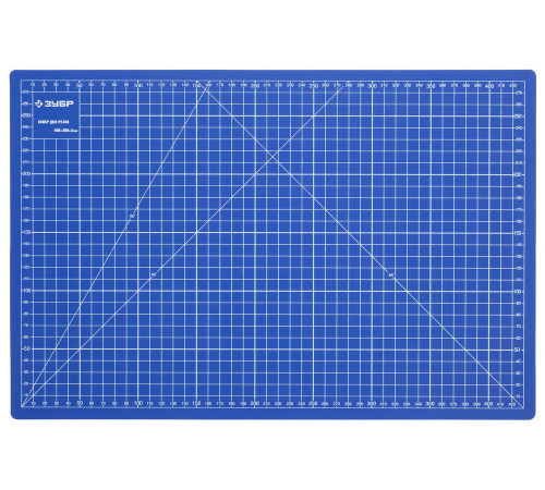 Коврик ЗУБР ″ЭКСПЕРТ″, непрорезаемый, 3мм, цвет синий, 450х300 мм