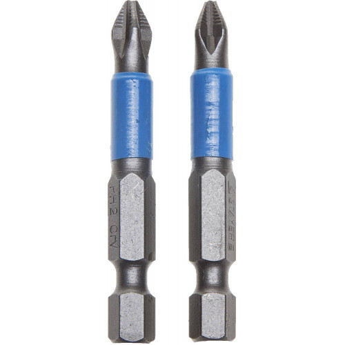 Биты STAYER ″PROFI″, хвостовик E 1/4″, PH №2, 50мм, 2 шт