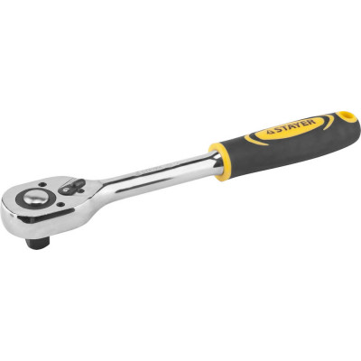 Трещотка для торцовых головок STAYER ″PROFI″, Сr-V сталь, 45 зубцов, 1/2″