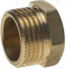 Заглушка GENERAL FITTINGS латунь, 6-ти гранная головка, наружная резьба, 1/2″