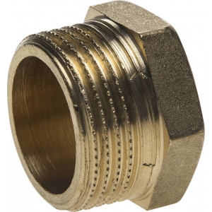 Заглушка GENERAL FITTINGS латунь, 6-ти гранная головка, наружная резьба, 3/4″