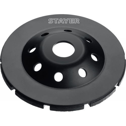 Двухрядная алмазная чашка STAYER Double d 125 мм