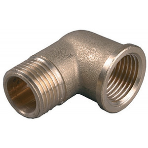 Уголок GENERAL FITTINGS с упором, латунь, г/ш, 1/2″