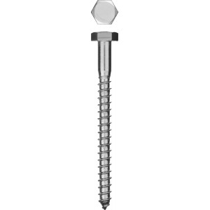 Шурупы ШДШ с шестигранной головкой (DIN 571), 70 х 6 мм, 85 шт, ЗУБР