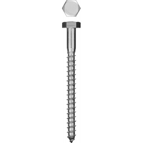 Шурупы ШДШ с шестигранной головкой (DIN 571), 70 х 6 мм, 85 шт, ЗУБР