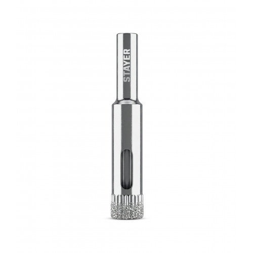 STAYER DIAMOND d 10 мм, Р60, Алмазное трубчатое сверло (29930-10)