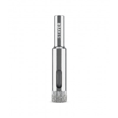 STAYER DIAMOND d 12 мм, Р60, Алмазное трубчатое сверло (29930-12)