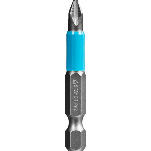 Биты STAYER ″PROFESSIONAL″ ProFix Phillips, тип хвостовика E 1/4″, № 2, L=50мм, 10шт