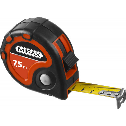 MIRAX RX-3 7.5м / 25мм рулетка в двухкомпонентном пластиковом корпусе