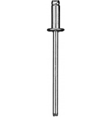 Заклепки стальные, 3,2x6 мм, 1000 шт, ЗУБР Профессионал