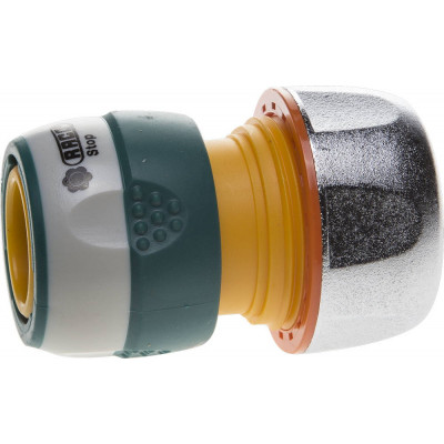 RACO PROFI-PLUS 3/4″, с автостопом, соединитель быстросъемный для шланга, из металла с TPR