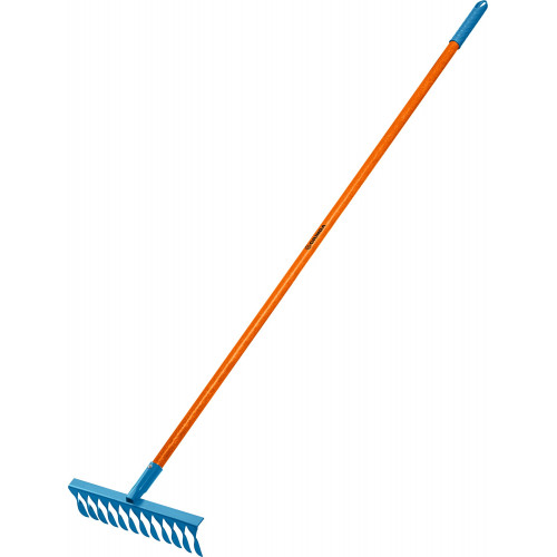 Садовые грабли GRINDA PROLine PR-12T FIBER 12 витых зубцов 380 х 100 х 1530 мм фиберглассовый черенок