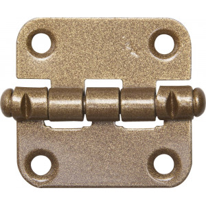 Петля накладная стальная ″ПН-40″, цвет бронзовый металлик, универсальная, 40мм