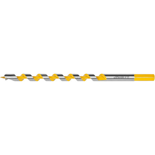 STAYER Spiral 12x235/160мм, сверло левиса по дереву, шестигранный хвостовик