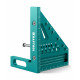 KRAFTOOL 3D Square, 5-в-1, высокоточный алюминиевый угольник для 3D заготовок (3446)