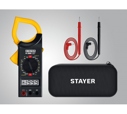 STAYER M266C Цифровые токовые клещи (59820)