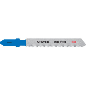 STAYER T118AF, полотна для эл/лобзика, Bi-Metal, по металлу (1,5-3мм), Т-хвостовик, шаг 1,4мм, 50мм, 2шт, STAYER Professional