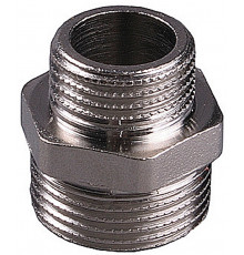 Бочонок GENERAL FITTINGS переходной, никелированная латунь, 1/2″-1″