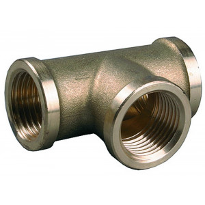 Тройник GENERAL FITTINGS латунь, г/г/г, 1/2″