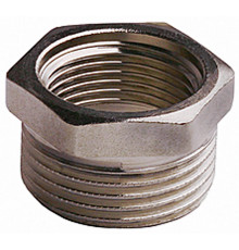 Футорка GENERAL FITTINGS никелированная латунь, 1/2″ х 3/8″