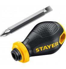 STAYER Hercules-Mini 2-in-1 38 мм переставная отвертка PH2/SL6