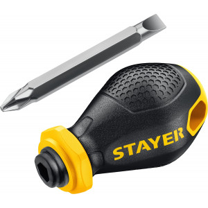 STAYER Hercules-Mini 2-in-1 38 мм переставная отвертка PH2/SL6