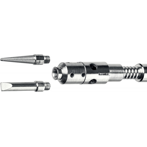 Газовый паяльник STAYER MS300, набор 4-в-1, 40 Вт, горелка, фен, 1200°С