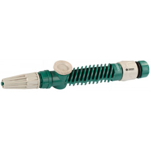 RACO 411C плавная регулировка, с вентилем, наконечник поливочный пластиковый, с соединителем 1/2″