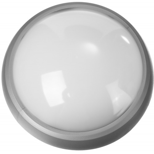 Светильник STAYER ″PROFI″ PROLight светодиодный, влагозащищенный IP65, пластиковый корпус, PC, влагозащищенный, круг, металлик, 4000К, 7(60Вт)