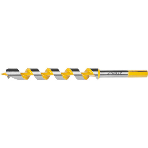 STAYER Spiral 20x235/160мм, сверло левиса по дереву, шестигранный хвостовик