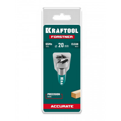 KRAFTOOL FORSTNER d 20 мм, cверло Форстнера (29950-20)
