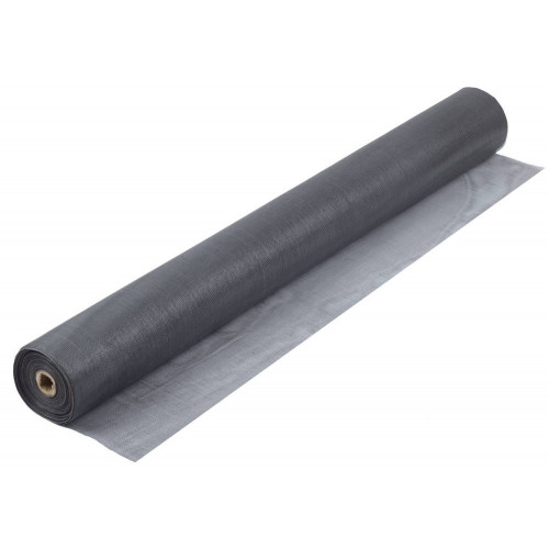Сетка STAYER ″STANDARD″ противомоскитная в рулоне, стекловолокно+ПВХ, серая, 0,9 х 30м