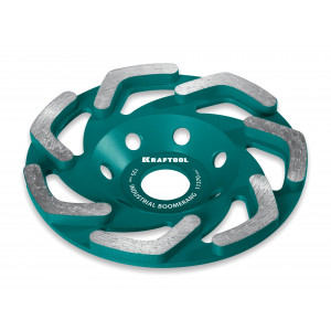 KRAFTOOL Boomerang d 125 мм, сегментная алмазная чашка, INDUSTRIAL (33445-125)