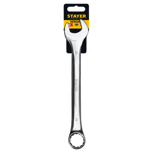 STAYER HERCULES, 32 мм, комбинированный гаечный ключ, Professional (27081-32)