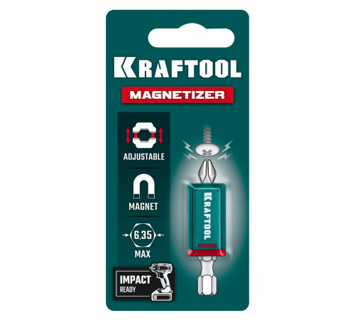 KRAFTOOL MAGNETIZER магнитный держатель для крепежа (26777)