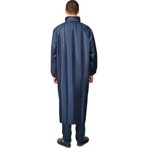 Плащ-дождевик STAYER 11612-52, нейлоновый на молнии, синий цвет, размер 52-54